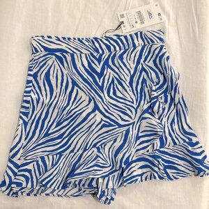 Zara zebra print skirt